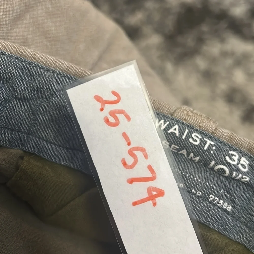 Tan J. Crew Shorts